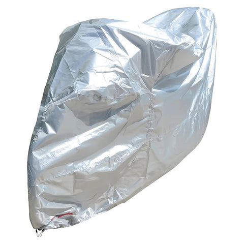 Waterproof Motorcycle Cover UV Protection Silver Coated 210D Oxford Fabric Dust Cover , Size XL / 245 x 105 x 125cm
