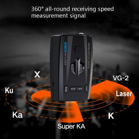 RAD1000 Car Laser Radar Detector Vehicle Electronic Speed Measuring Device