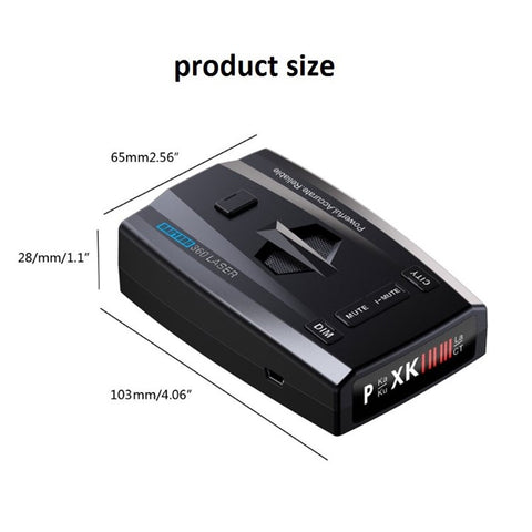 RAD1000 Car Laser Radar Detector Vehicle Electronic Speed Measuring Device