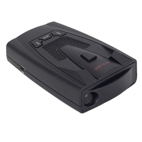 STR-555 Electronic Multi Language Voice Full Frequency Radar Detector Car Speed Alert System