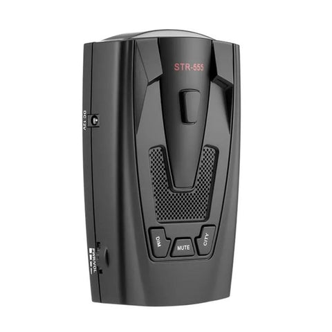 STR-555 Electronic Multi Language Voice Full Frequency Radar Detector Car Speed Alert System