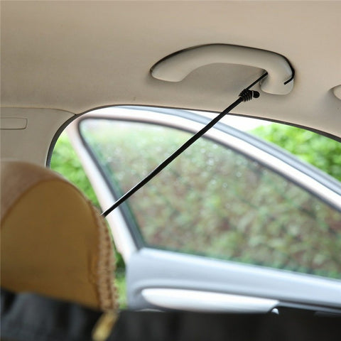 Car Pet Barrier Safety Net with Hooks Oxford Cloth Dog Backseat Divider Mesh Fence for Vehicle