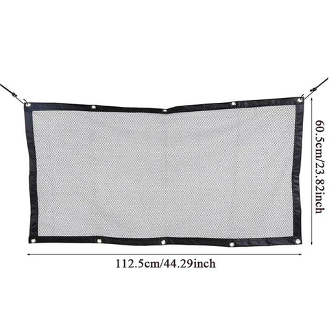 Car Pet Barrier Safety Net with Hooks Oxford Cloth Dog Backseat Divider Mesh Fence for Vehicle