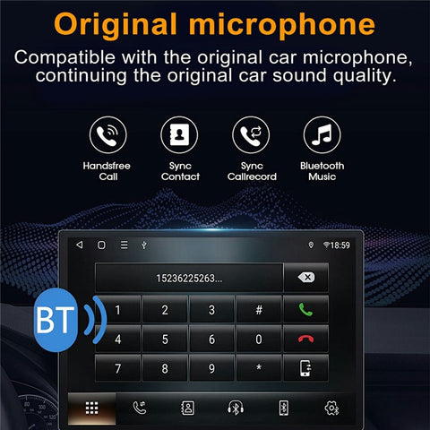 BENWIS Wireless CarPlay Android Auto Adapter Plug and Play Car Upgrade Converter