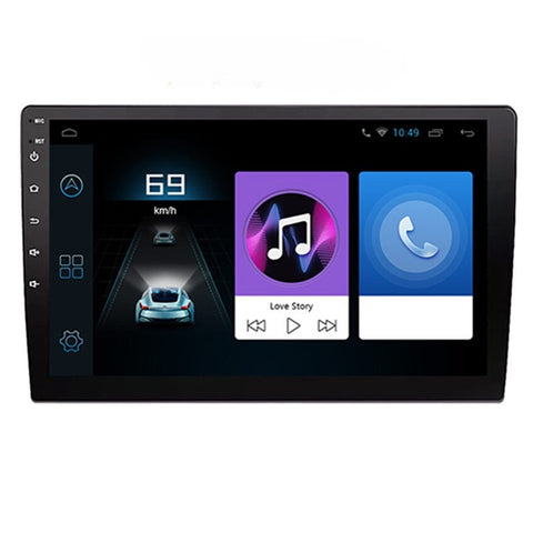9 Inch Car Stereo Display Screen with Cooling Fan GPS Navigation Android 13 Multimedia Player for Central Control , 2+32GB