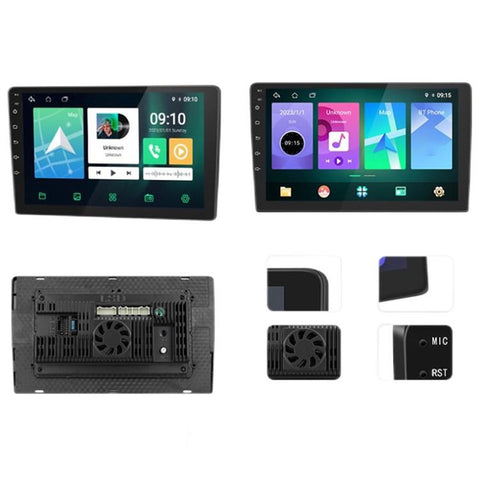 9 Inch Car Stereo Display Screen with Cooling Fan GPS Navigation Android 13 Multimedia Player for Central Control , 2+32GB