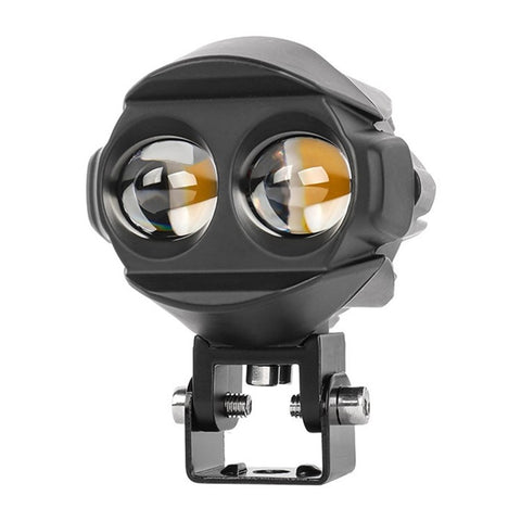 MOFOX W05 Motorcycle LED Fog Light Dual Head Spotlight 40W 8000Lms High / Low Beam Light