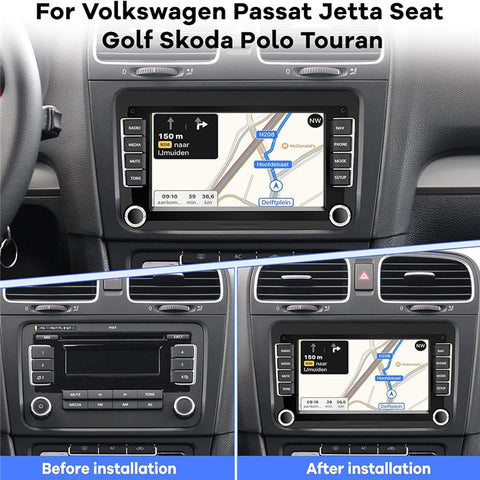RH5013C 7 Inch Touch Screen Android 13 Car Stereo Radio Android Auto Multimedia Player, 2+32GB