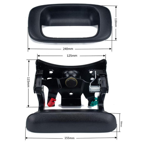 A3246 Car Tailgate Door Handle Replacement Handle Panel Frame Kit, OE: 15997911, 15228541