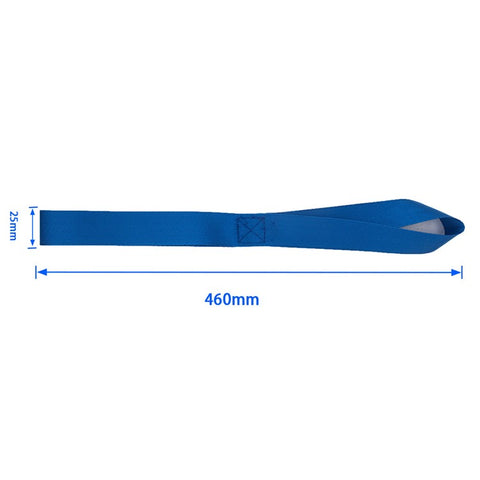 A3505 8PCS Blue Nylon ATV Hook Belt Motorcycle Tie Down Straps, Length: 46cm