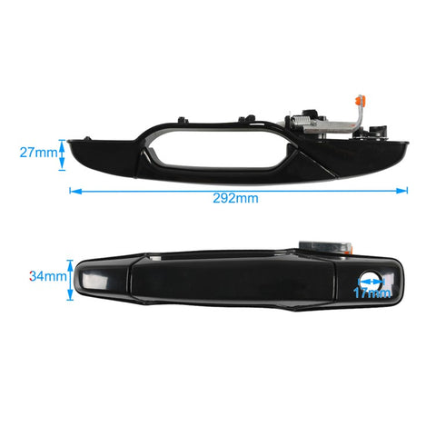 A7613-01 ABS Pull Replacement Handle for Car Front Left Exterior Door, OE: 20828237