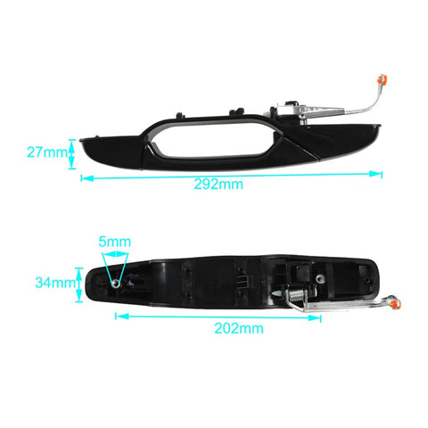 A7613-03 Rear Left Car Exterior Door Handle Replacement, OE: 20954815