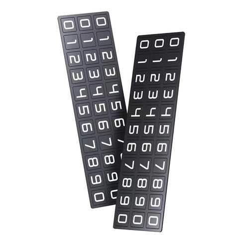 H6S Magnetic Temporary Parking Number Plate Hidden Car High Temperature Resistant Parking Sign, Double Number