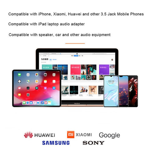 MH045S 3-in-1 Type-C / iP / 3.5mm Multifunction Car Audio Cable for iPhone 13 / Google Pixel 4 / Samsung Galaxy S20