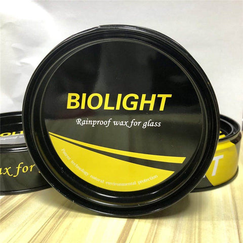 BIOLIGHT Water Repellent Cream for Car Rearmirror Rear Mirror Windshield Glass