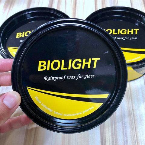 BIOLIGHT Water Repellent Cream for Car Rearmirror Rear Mirror Windshield Glass