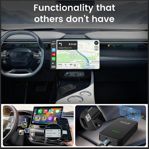 CARLINKIT 3.0 CPC200-U2W Plus Wireless CarPlay Adapter for Wired CarPlay Cars Wireless CarPlay Dongle