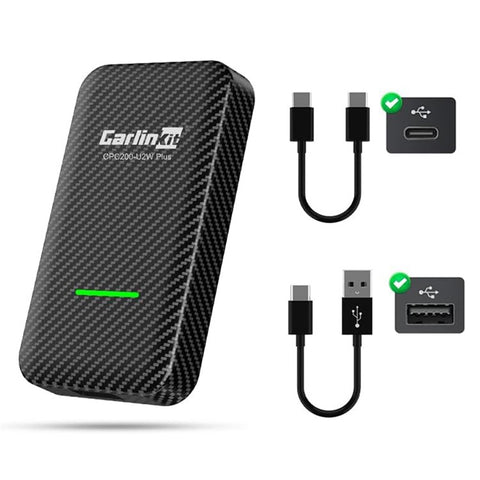 CARLINKIT 3.0 CPC200-U2W Plus Wireless CarPlay Adapter for Wired CarPlay Cars Wireless CarPlay Dongle