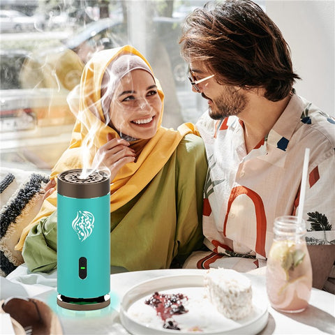 EQUANTU SQ803 Muslim Car Aromatherapy Machine Incense Burner Portable Electric Incenser