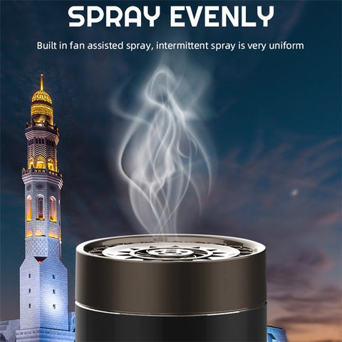EQUANTU SQ803 Muslim Car Aromatherapy Machine Incense Burner Portable Electric Incenser