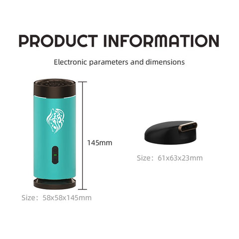 EQUANTU SQ803 Muslim Car Aromatherapy Machine Incense Burner Portable Electric Incenser