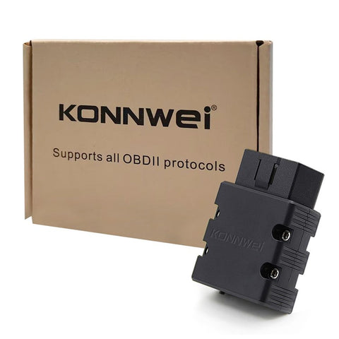 KONNWEI KW902 Bluetooth-compatible 4.0 5.0 ELM327 OBD2 IOS / Android Dual-Mode Car Fault Detector Diagnosis Device