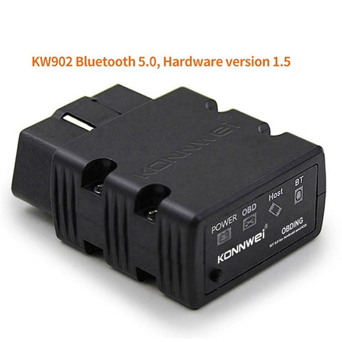 KONNWEI KW902 Bluetooth-compatible 4.0 5.0 ELM327 OBD2 IOS / Android Dual-Mode Car Fault Detector Diagnosis Device