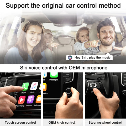 THT-020-3 Wireless CarPlay Adapter Car Dongle Wired to Wireless CarPlay Converter Support Online Update