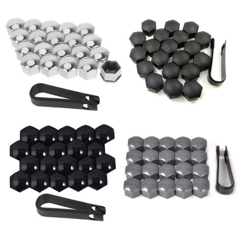 T98 20Pcs Wheel Screw Cap for Tesla Model 3 / X / S Car Nut Bolts Cap Tire Modify Dustproof Rustproof Cover Set