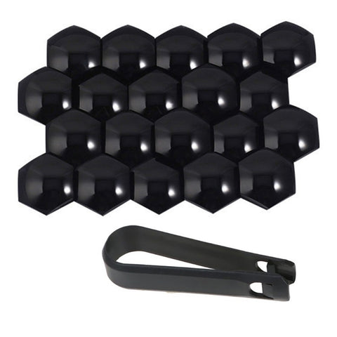 T98 20Pcs Wheel Screw Cap for Tesla Model 3 / X / S Car Nut Bolts Cap Tire Modify Dustproof Rustproof Cover Set
