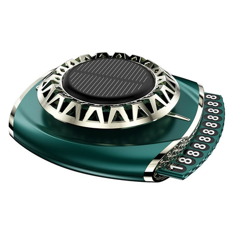 V80 Solar Rotation Car Diffuser Aromatherapy Dashboard Phone Number Automobile Decoration Ornament