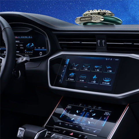 V80 Solar Rotation Car Diffuser Aromatherapy Dashboard Phone Number Automobile Decoration Ornament