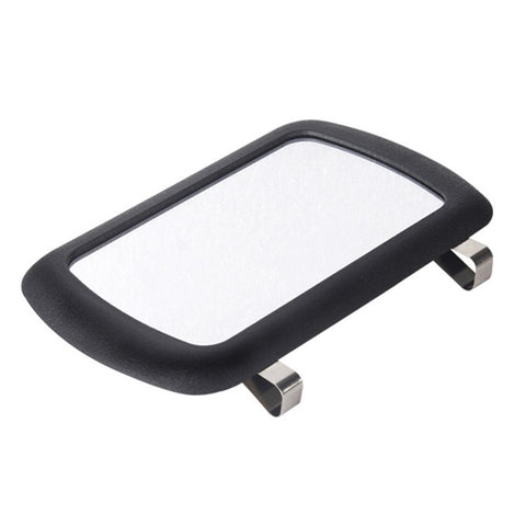 DM-071 Vehicle Sun Visor PP+Glass Makeup Mirror Car Sun Shield Plate Clip-on Ultra Clear Mirror
