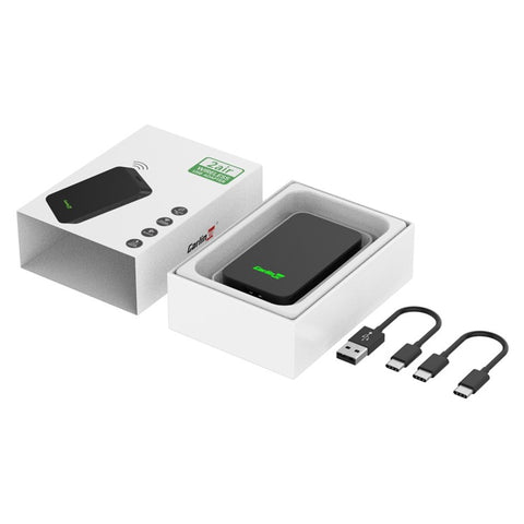 CARLINKIT 2Air-OEM-BK 2 in 1 Wireless CarPlay Android Auto Adapter Wired to Wireless Car Adapter with Auto Connection and OTA Upgrade