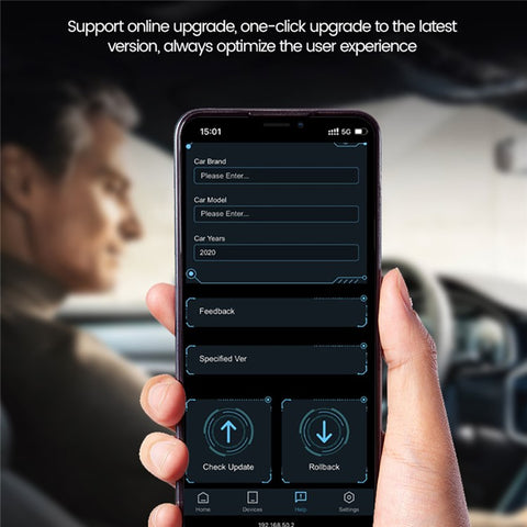 CARLINKIT 2Air-OEM-BK 2 in 1 Wireless CarPlay Android Auto Adapter Wired to Wireless Car Adapter with Auto Connection and OTA Upgrade