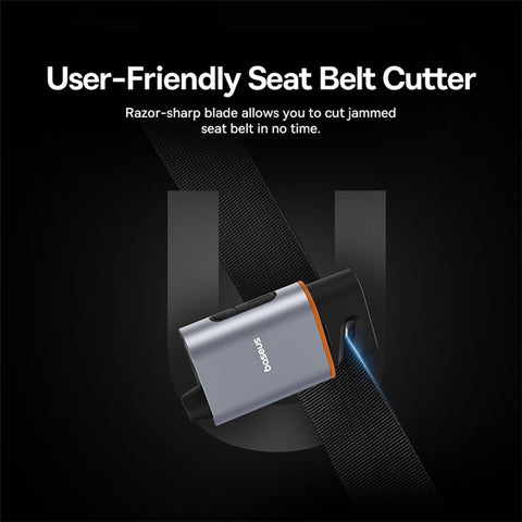 BASEUS SharpTool Series Emergency Hammer Pro Window Breaker Seat Belt Cutter with Light