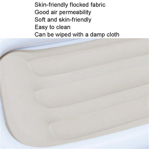 Inflatable Airplane Car Bed for Toddler Baby Travel Plane Sleeping Bed with Pump Safety Belt and Storage Bag