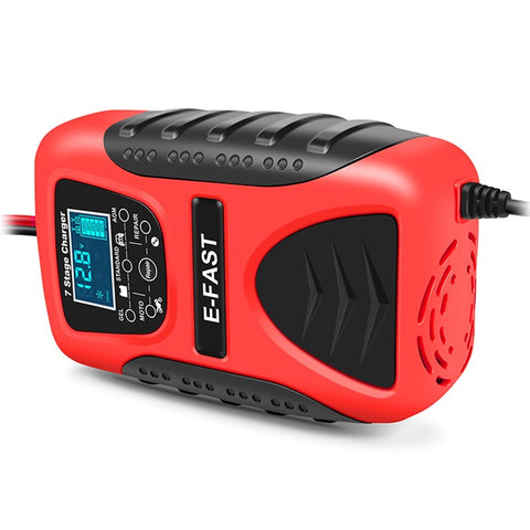 E-FAST zyx-J20 12V 7A 7-Stage Battery Charger Car Motorcycle Lead-Acid Battery Charger Maintainer