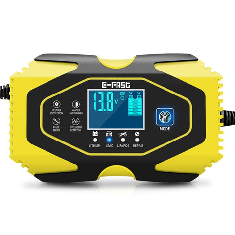 E-FAST zyx-J40 12V / 24V 7-Stage Car Motorcycle Battery Charger Lead-Acid Lithium Battery Charger