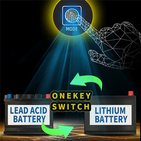 E-FAST zyx-J40 12V / 24V 7-Stage Car Motorcycle Battery Charger Lead-Acid Lithium Battery Charger