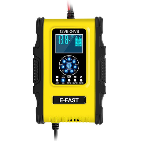 E-FAST TK500 12V / 24V 7-Stage Intelligent Battery Charger Car Truck Lead-Acid Battery Restore Charger