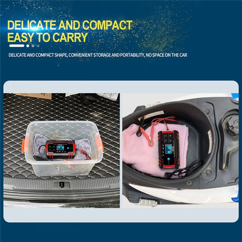 ANHTCZYX ZYX-J30 12V / 24V 3-Stage Smart Battery Charger Car Motorcycle Battery Restore Charger