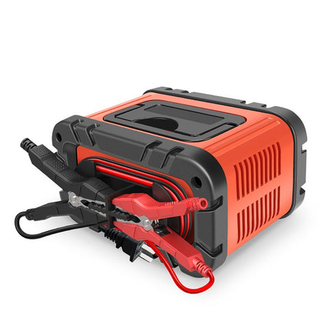 E-FAST TK-700 7-Stages 12V / 24V Motorcycle Car Battery Charger Large Screen Display Smart Battery Charger