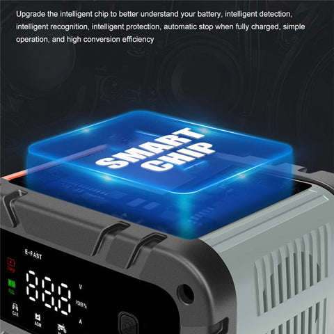 E-FAST TK-400 Lead Acid Battery Charger Motorcycle Car 12V Charger Battery Charger Repair
