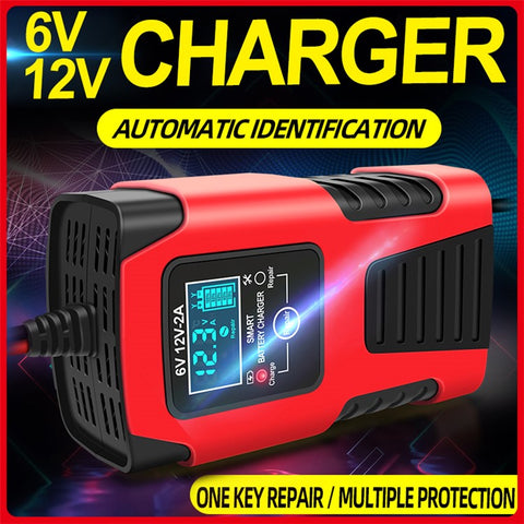 E-FAST ZYX-J99 6V / 12V Lead-Acid Battery Charger for Motorcycles, Tricycles Intelligent Repair Battery Charger