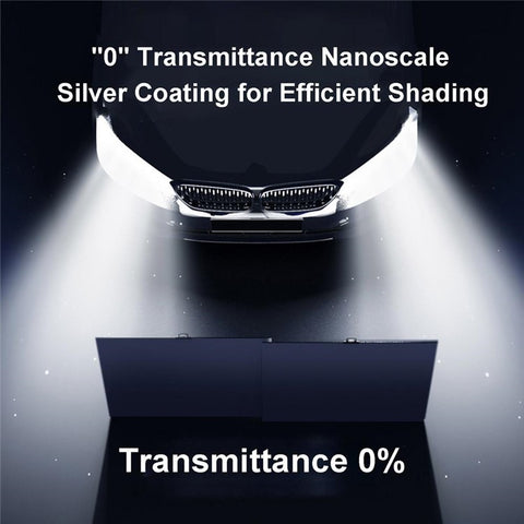 PM-1120 Summer Aluminum Alloy Car Windshield Sun Shade Umbrella Sunshade Cover UV Reflective Front Window Sun Visor