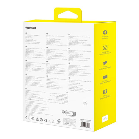 BASEUS SuperMini Pro Series Wireless Car Inflator LCD Digital Display Inflator Pump