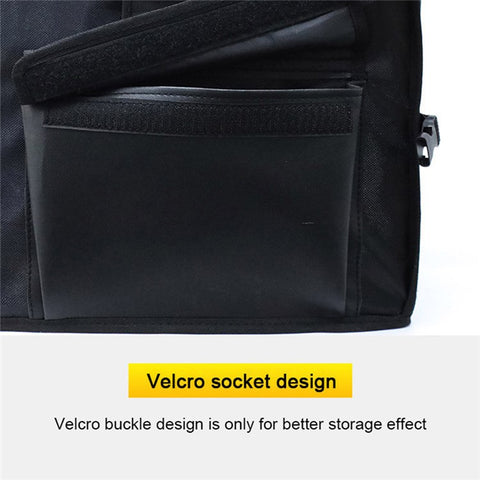 YH-4331 46L Car Trunk Folding Storage Box PP Divider Outdoor Travel Trunk Organizer with Lid