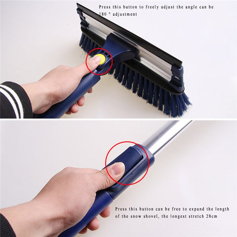 B15 Multifunctional Winter Snow Ice Removal Tool Set Telescopic Pole Ice Shovel Kit