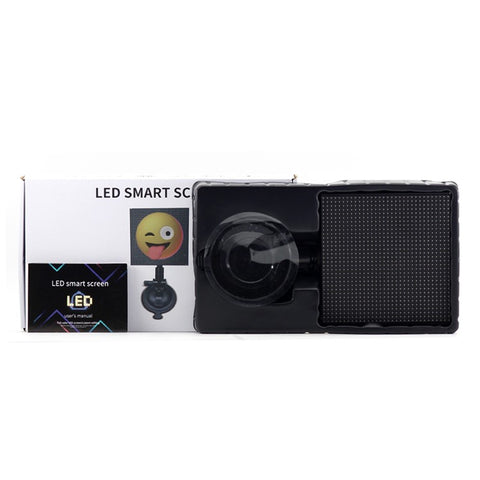 P32L Car Back Window LED Display Light 32x32LED Smartphone App Control LED Car Sign Screen for Home Decor